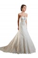 Avorio & Champagne Linea A Innamorato Pizzo Abiti da sposa Online