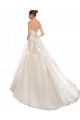 Avorio & Champagne Linea A Senza spalline Tulle Pizzo Abiti da sposa Online