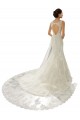 Avorio & Champagne Stile sirena Scollatura a V Tulle Pizzo Abiti da sposa Online