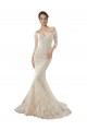Avorio & Champagne Stile sirena Tulle Pizzo Abiti da sposa Online