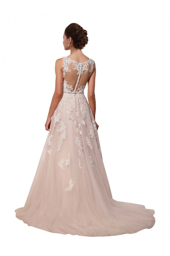 Avorio Linea A Innamorato Tulle Pizzo Abiti da sposa Online