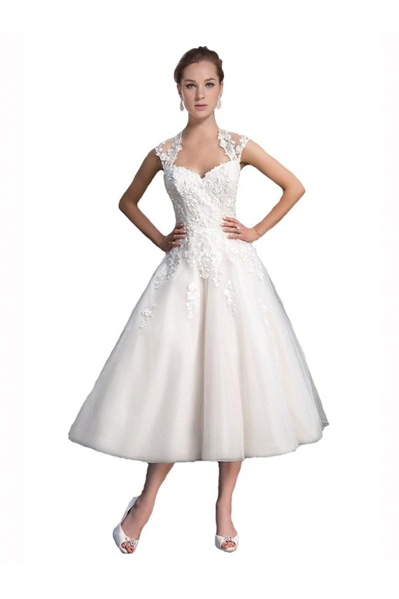 Avorio Linea A Innamorato Tulle Pizzo Spiaggia Abiti da sposa Online