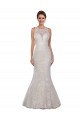 Avorio Stile sirena Alto Collo Pizzo Abiti da sposa Online