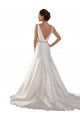 Avorio Stile sirena Barca Raso Abiti da sposa Online