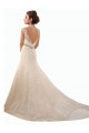 Avorio Stile sirena Illusione Tulle Pizzo Abiti da sposa Online