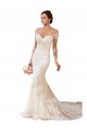 Avorio Stile sirena Innamorato Pizzo Abiti da sposa Online