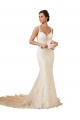 Avorio Stile sirena Innamorato Pizzo Abiti da sposa Online