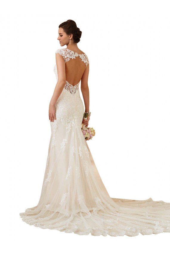 Avorio Stile sirena Innamorato Pizzo Abiti da sposa Online