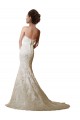 Avorio Stile sirena Innamorato Raso Pizzo Abiti da sposa Online