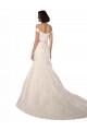 Avorio Stile sirena Pizzo Classico Spiaggia Abiti da sposa Online