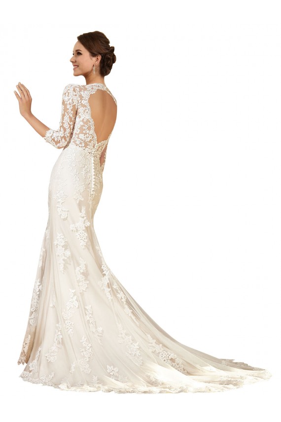 Avorio Tubino Innamorato Pizzo Abiti da sposa Online