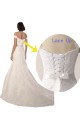Bianco Stile sirena Pizzo Spiaggia Abiti da sposa Online