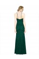 Verde Scuro Stile sirena Capestro Alto Collo Pizzo Lunga Abiti da damigella donore / Abiti da ballo Online