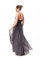 Vintage Rose Linea A Innamorato Tulle Lunga Abiti da damigella donore Online