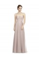 Vintage Rose Linea A Innamorato Tulle Lunga Abiti da damigella donore Online