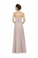 Vintage Rose Linea A Innamorato Tulle Lunga Abiti da damigella donore Online